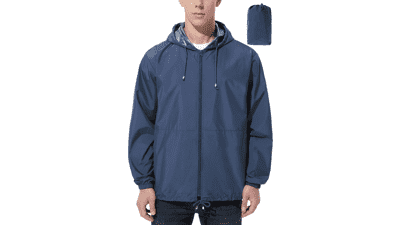 UIQUR Mens Rain Jacket