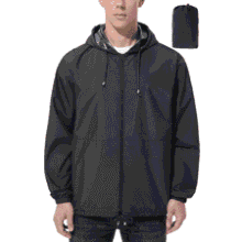 UIQUR Mens Waterproof Rain Jacket