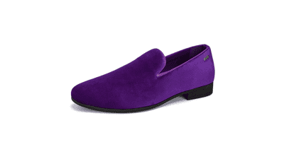 UUBARIS Mens Velvet Loafers