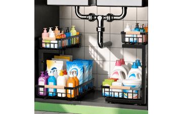 Under Sink Organizer 2 Pack