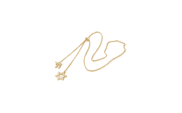 VASSAGO Star of David Chai Necklace