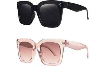 Vintage Oversized Square Sunglasses for Women