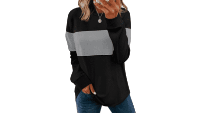 WIHOLL Women's Long Sleeve Sweatshirt