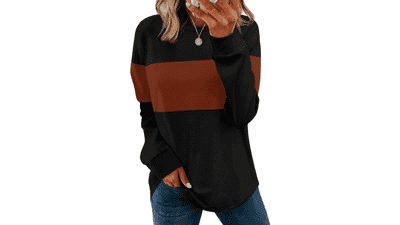 WIHOLL Women's Long Sleeve Sweatshirt