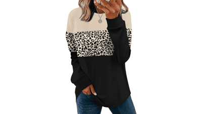 WIHOLL Women's Long Sleeve Sweatshirt