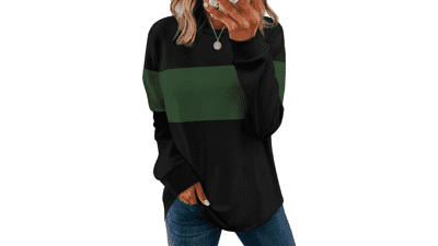 WIHOLL Women's Long Sleeve Sweatshirt