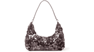 Women Sparkly Sequin Clutch Purse