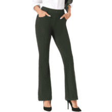 Women's Straight Leg Stretchy Work Pants