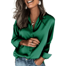 Zeagoo Satin Blouses for Women