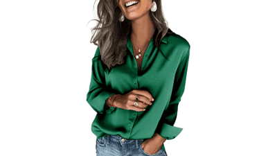 Zeagoo Satin Blouses for Women