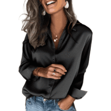 Zeagoo Satin Blouses for Women