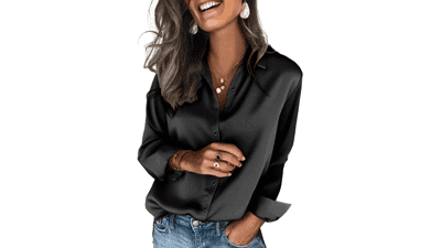 Zeagoo Satin Blouses for Women